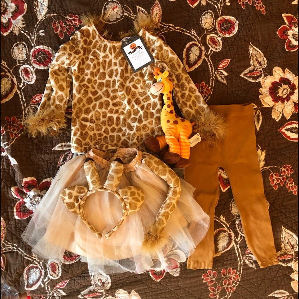Giraffe tutu costume 3T